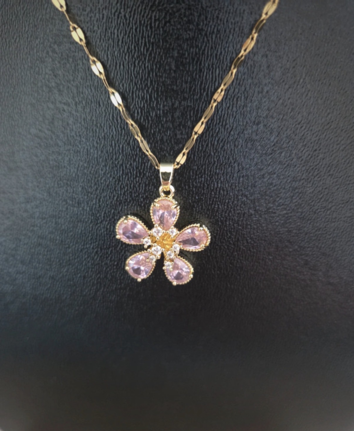 Ensemble Collier/Boucles D’oreilles Rosa
