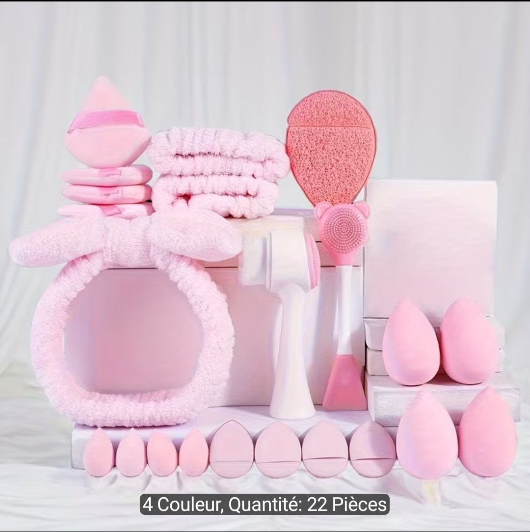 kit Routine- 22 accessoires Soin du visage